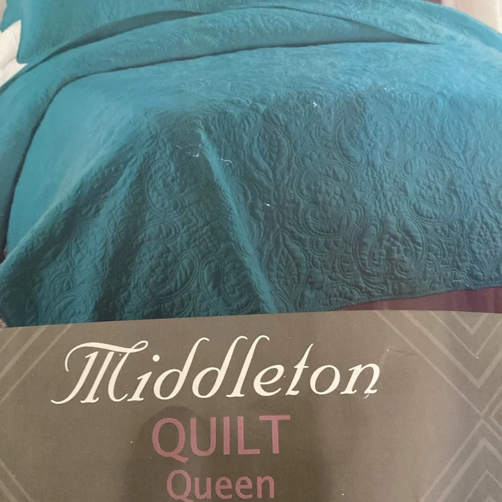 In excellent condition size Queen quilt.
